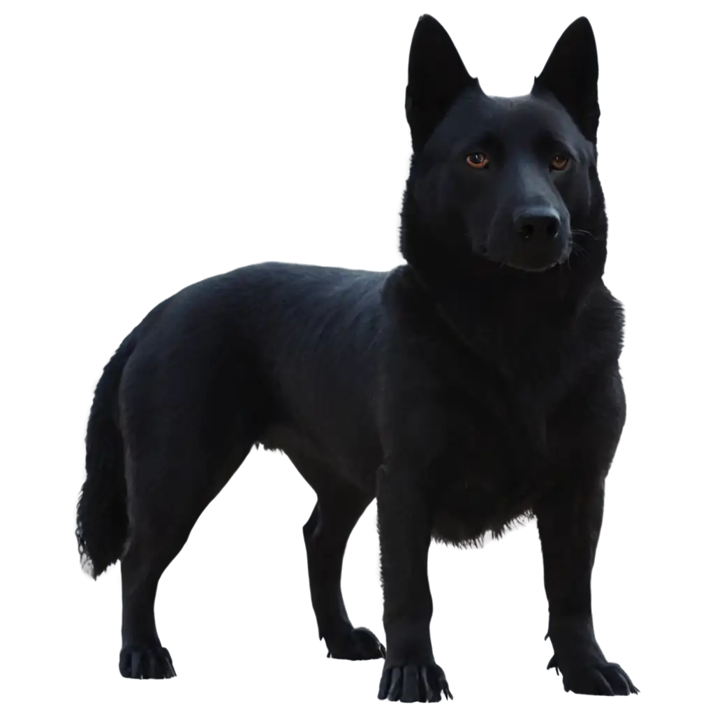 Dark-Dog-PNG-HighQuality-Image-for-Versatile-Applications