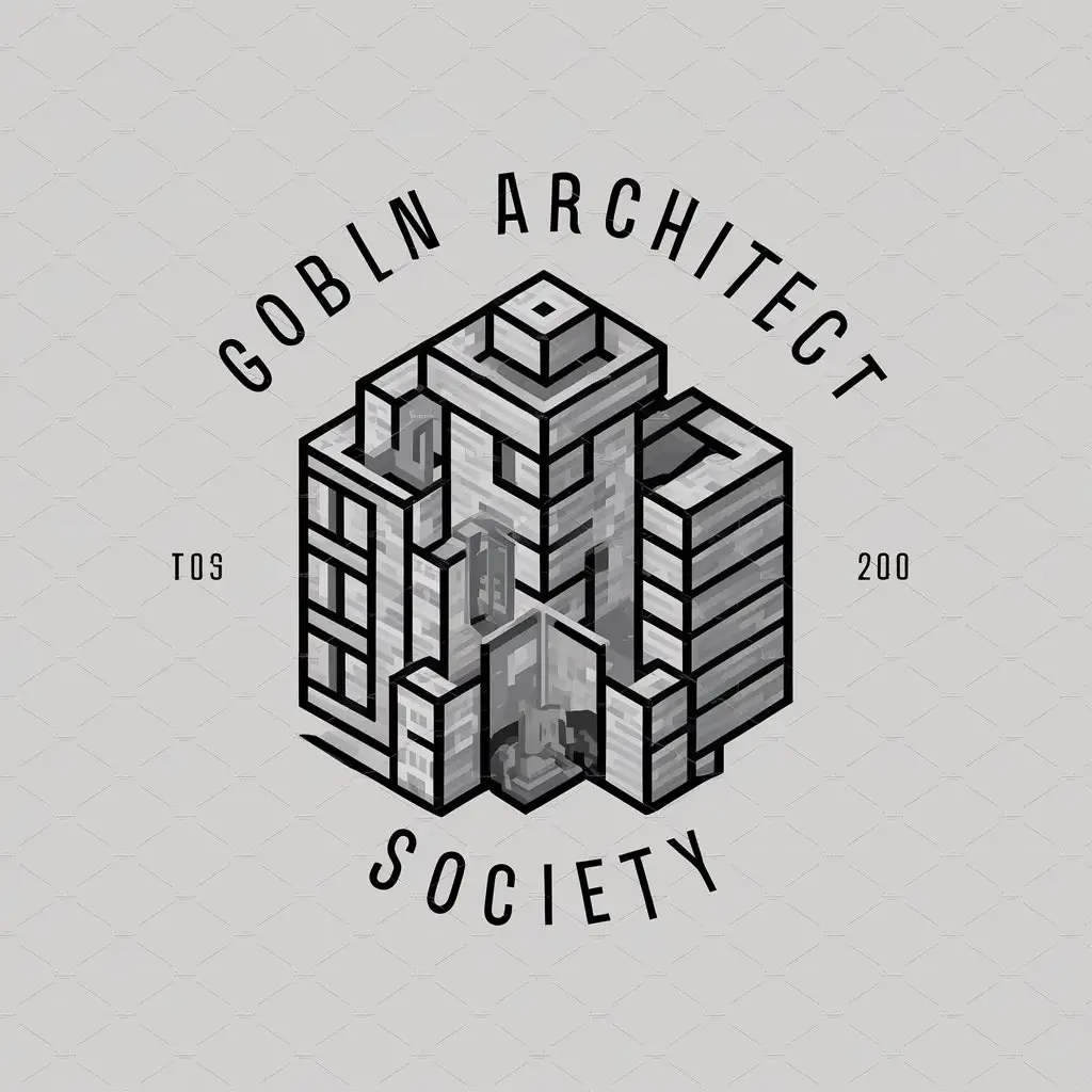 LOGO-Design-for-Goblin-Architect-Society-MinecraftInspired-Building-and-Goblin-Theme