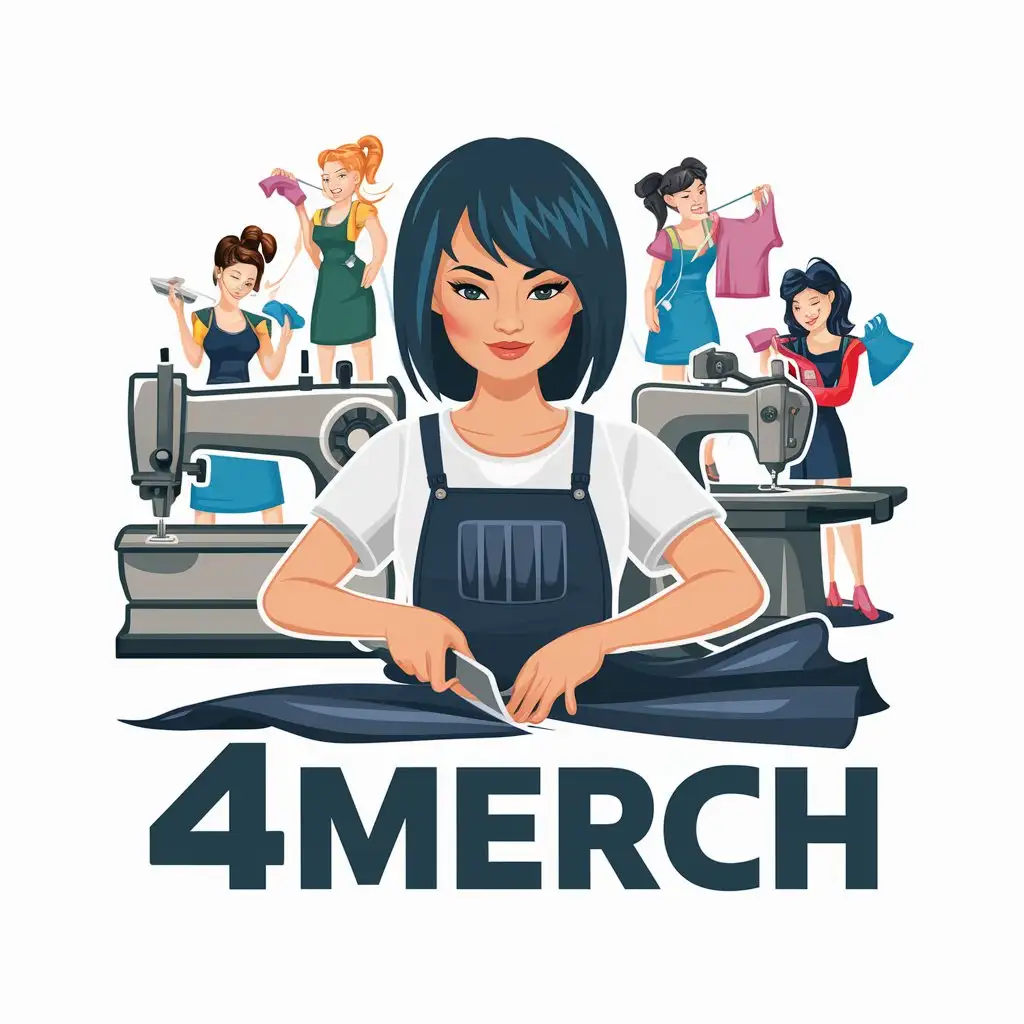 LOGO-Design-For-4merch-Modern-Cutter-and-Seamstress-Theme