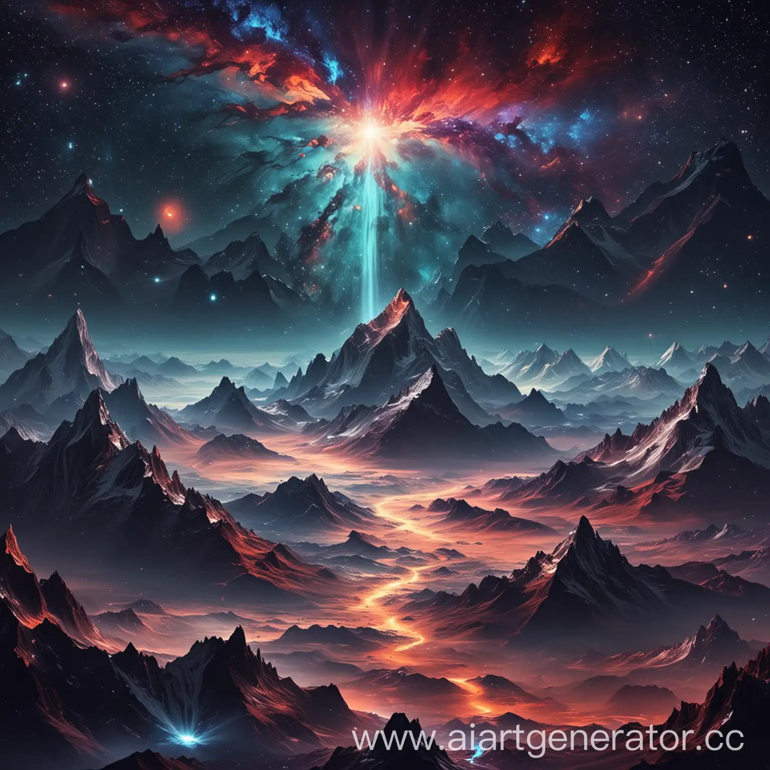 Stellar-Peaks-Majestic-Mountains-Amidst-the-Cosmic-Void