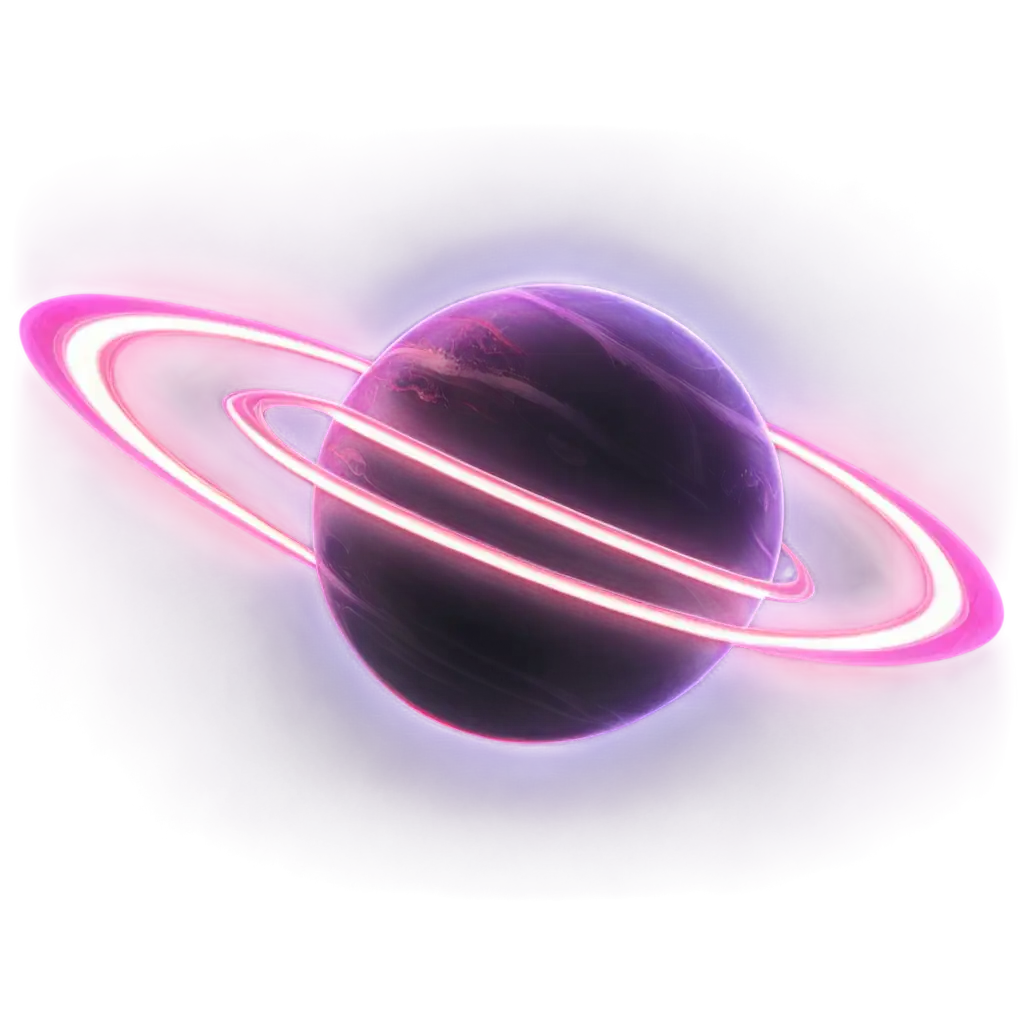 Abstract-Cosmic-PNG-Image-Vibrant-Sunrise-Over-Planets-Curvature-with-Neon-Glow-and-Light-Flares