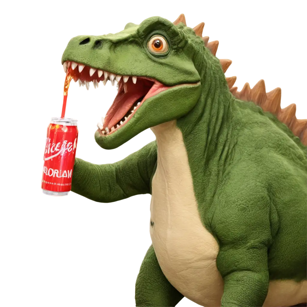 Dinosaur-Drinking-Soda-PNG-Image-Refreshing-Illustration-of-Prehistoric-Quirkiness