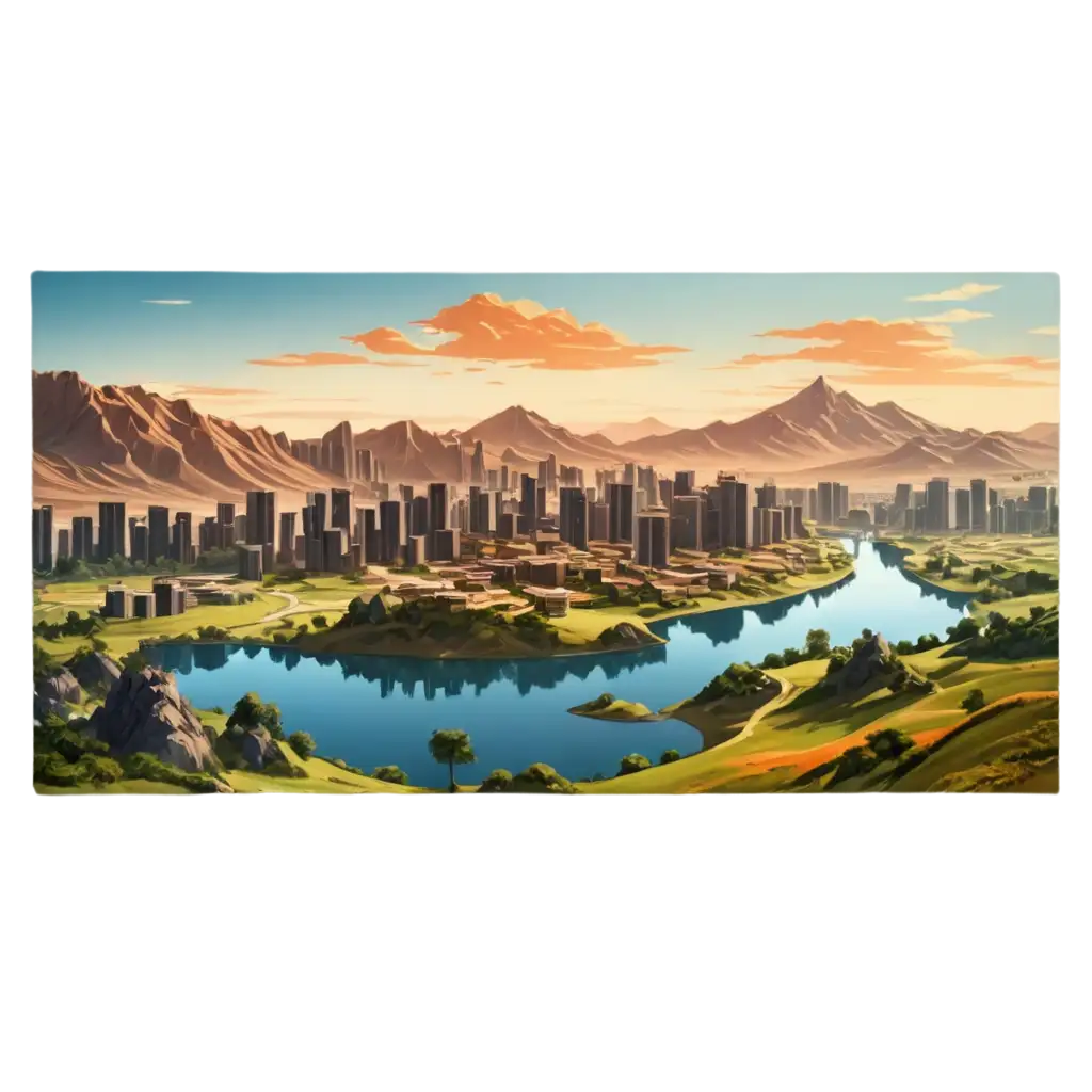 UHD-300-DPI-RealPNG-Image-Usage-Scenariosistic-Artistic-Landscape-Futurewave-Townscape-PNG-Image-for-Stunning-Visuals