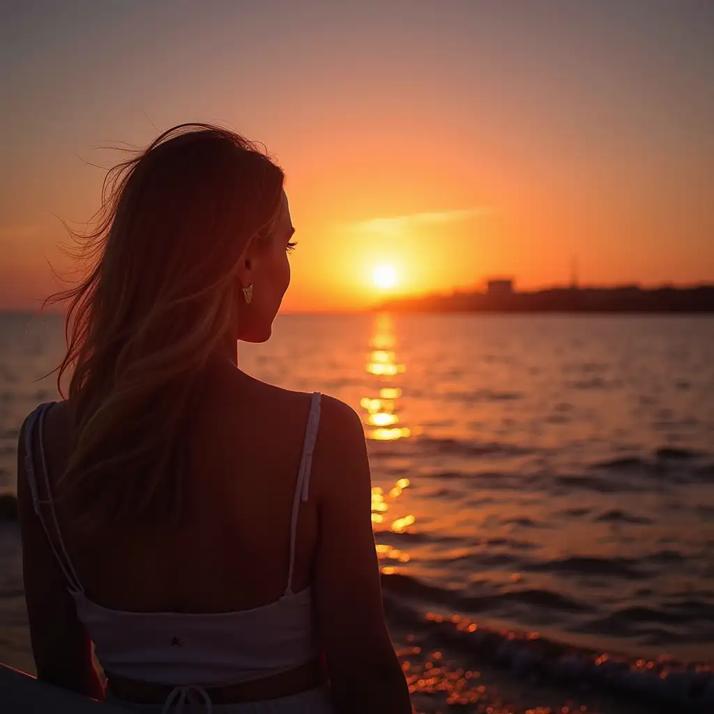 Sunset vibes thinking about life