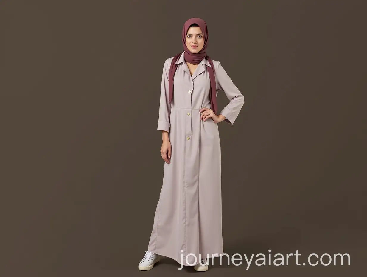 Elegant-Muslim-Woman-in-Modern-Cafe-with-Stylish-Hijab-and-Abaya