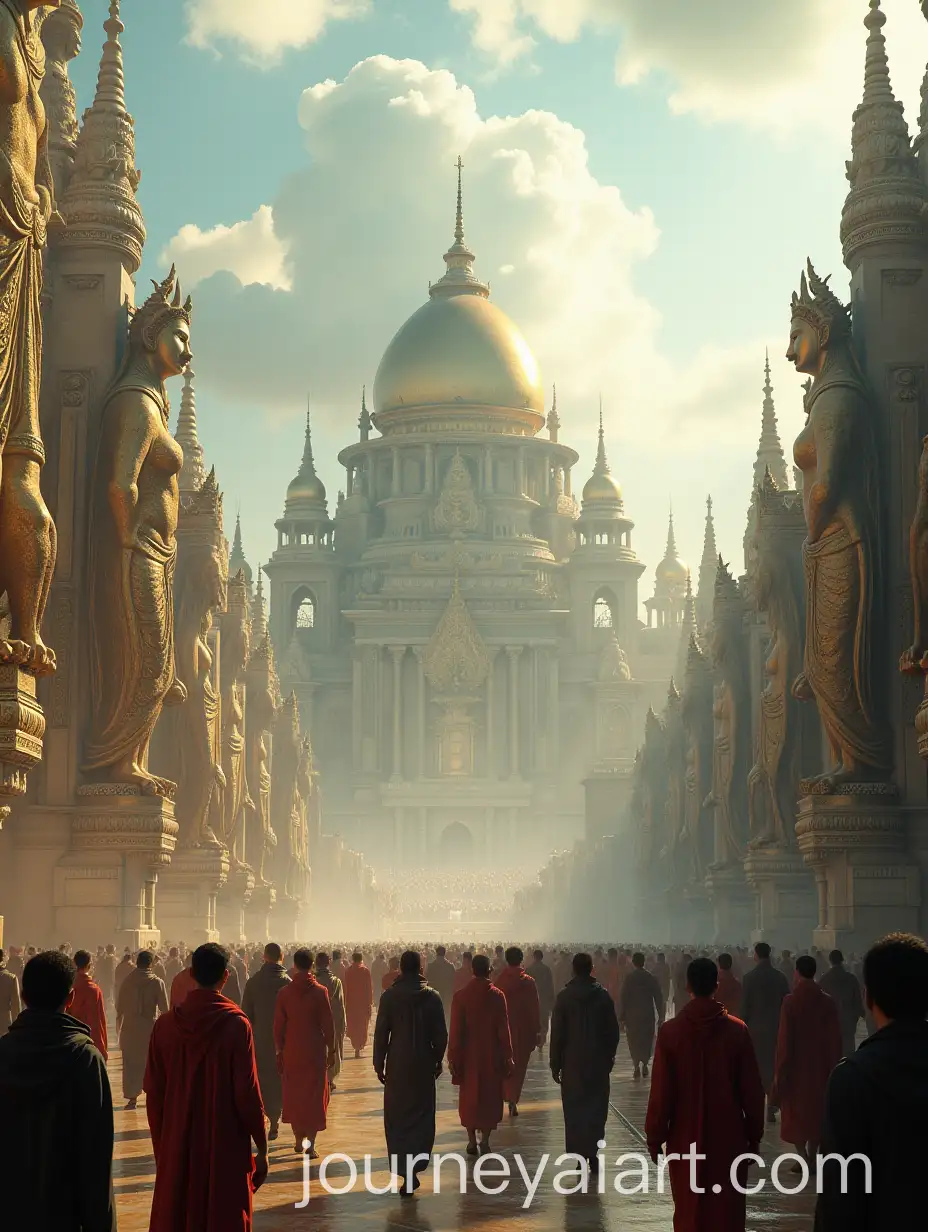 Futuristic-Crystal-Cityscape-with-AncientAI-Art-Prompt-Expansion-Statues-and-Diverse-Crowds