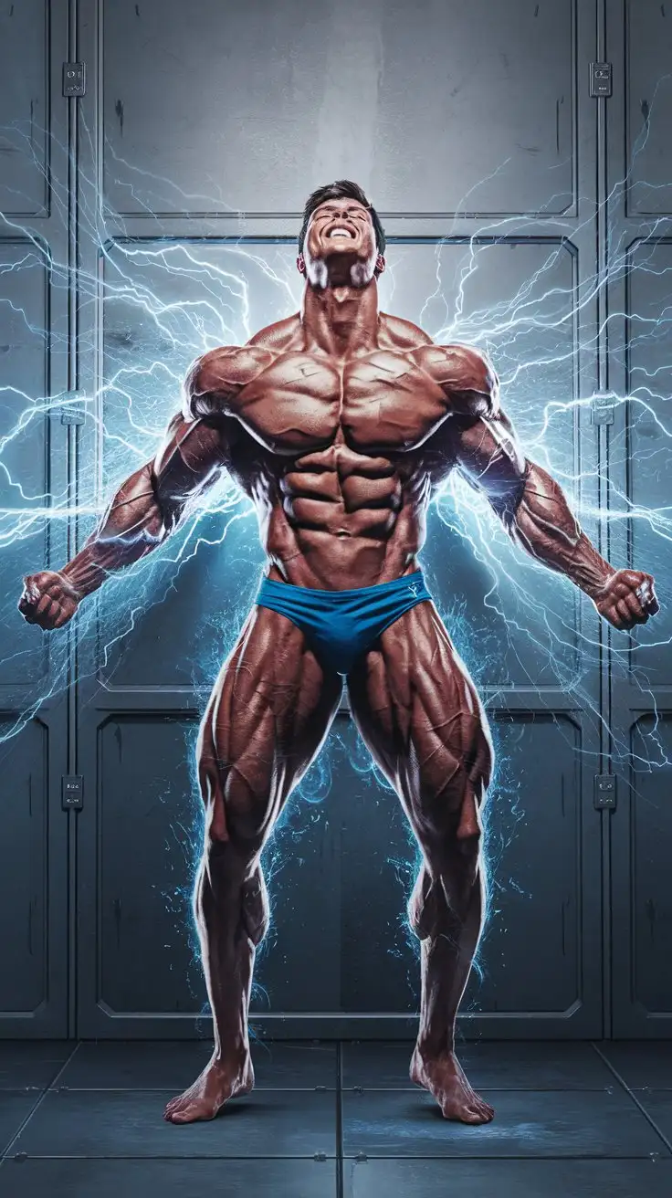 Muscular-Bodybuilder-Becoming-a-Superpowered-Hero-in-Futuristic-Physics-Lab