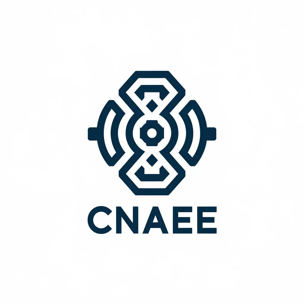 a vector logo design,with the text "CNAEE", main symbol:CNAEE,Moderate,be used in technology industry,clear background