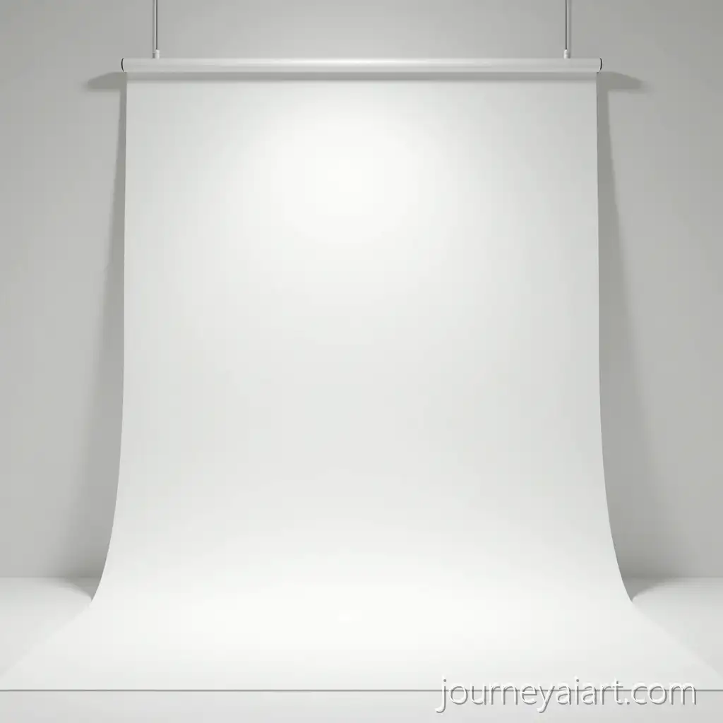 Minimalist-White-Photo-Studio-with-Modern-Lighting-Setup