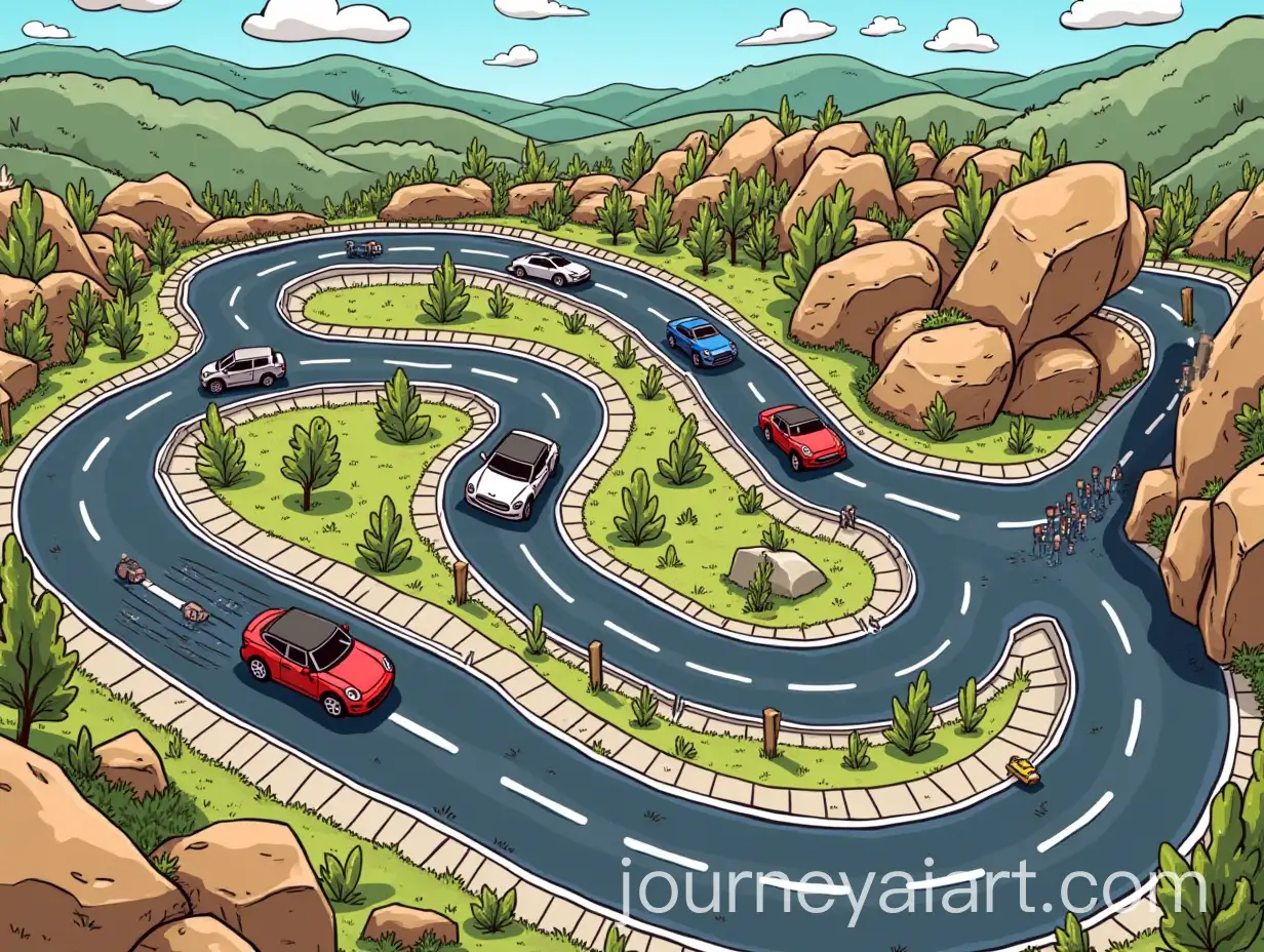 Comic-Style-Carrera-GO-Track-Design-with-Racing-Cars