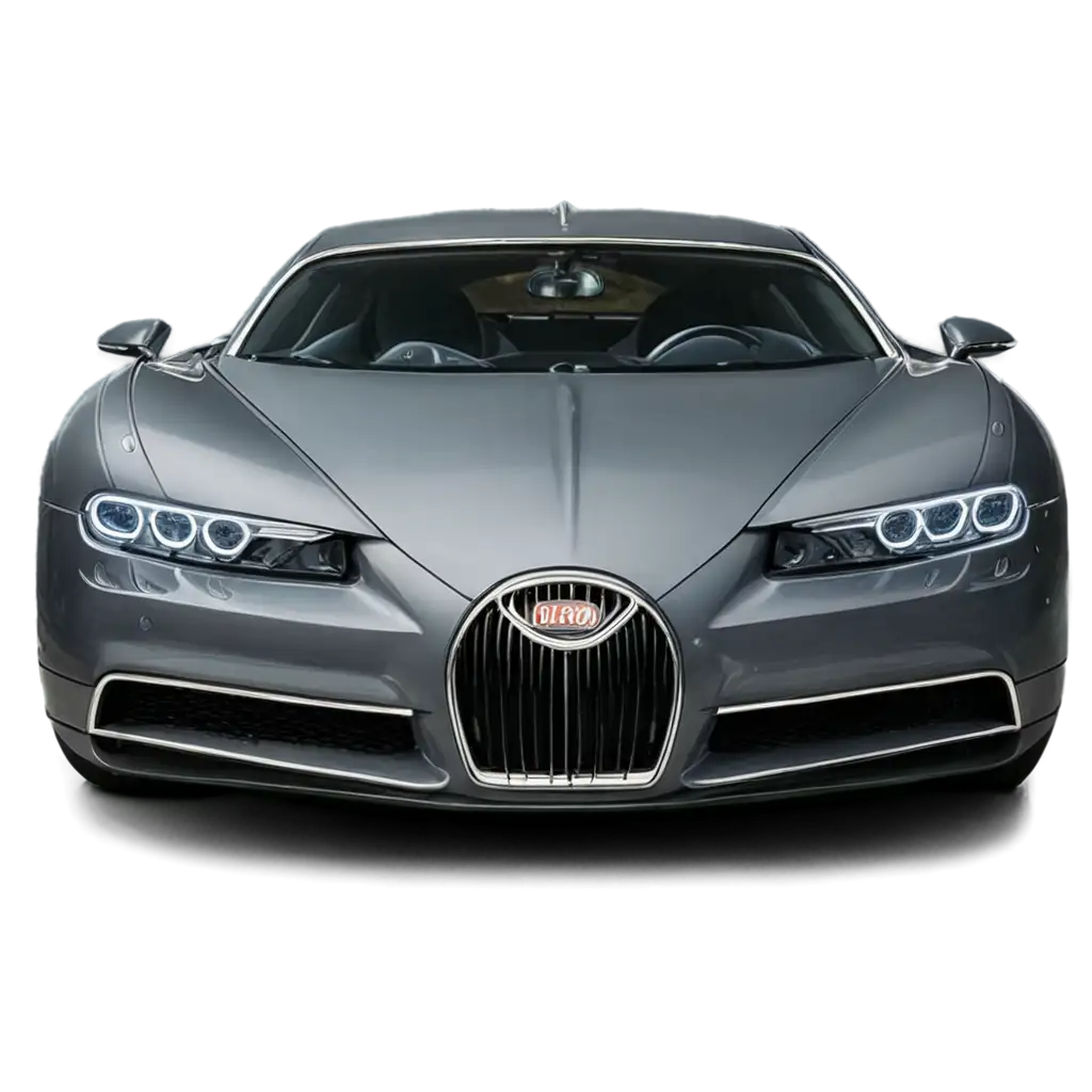 PNG-Image-of-Auto-Bugati-Chiron-with-Illuminated-Headlights-Enhance-Your-Visual-Experience