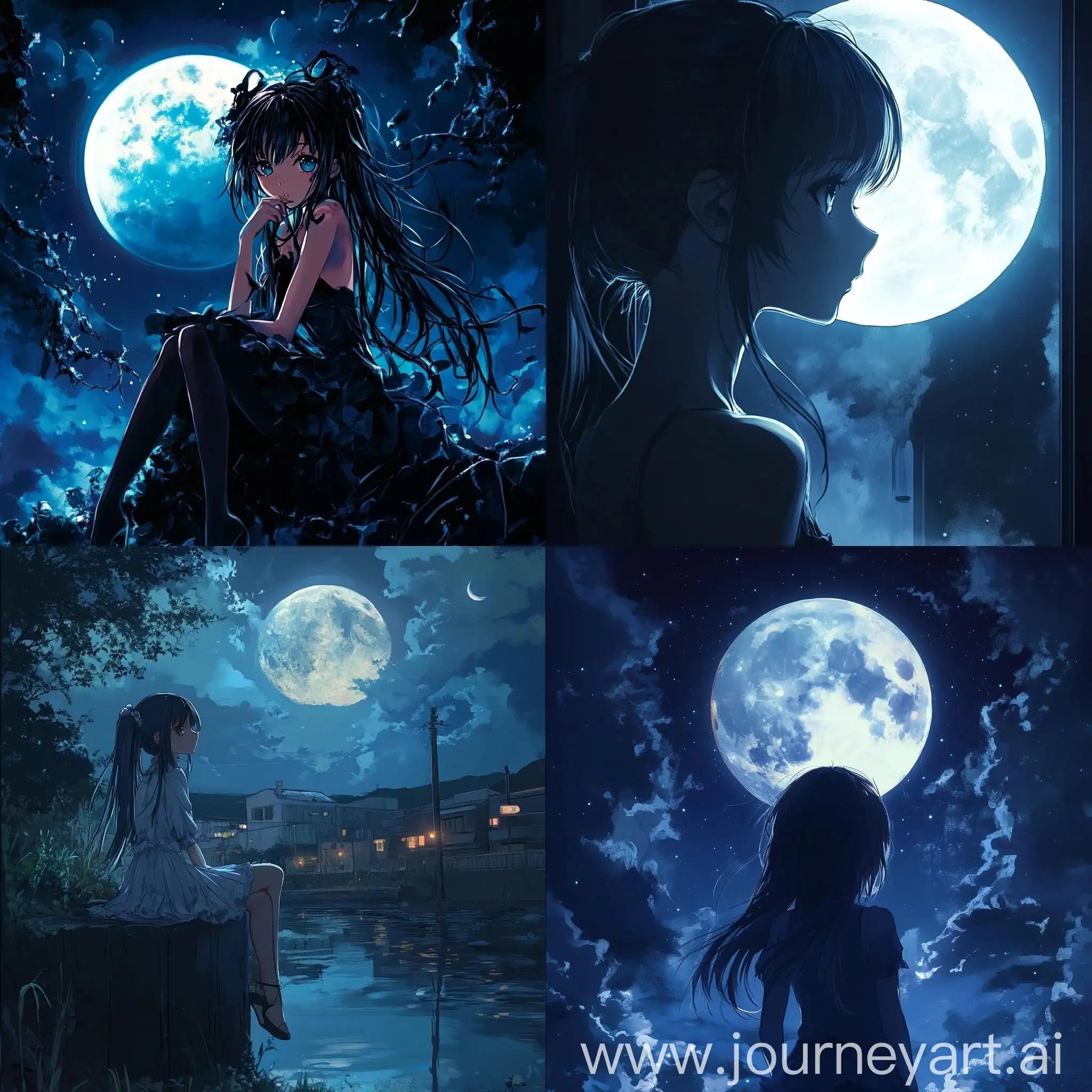 Anime-Girl-Under-Moonlight