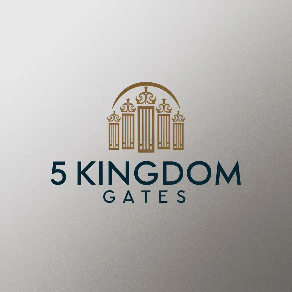 Logo Design with Words 5 Kingdom Gates