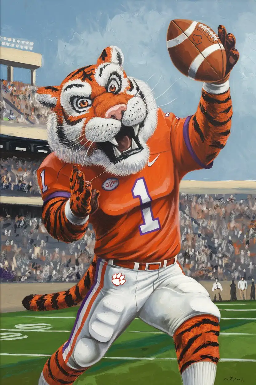 Clemson-Mascot-Spiking-aAI-Art-Prompt-Expansion-Football-in-Orange-and-Purple-Jersey