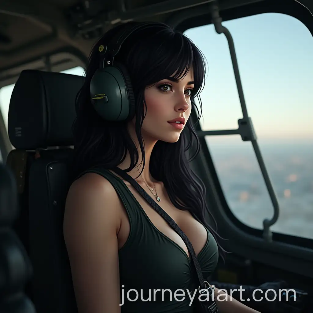 Russian-Female-Combat-Helicopter-Pilot-with-Black-Hair
