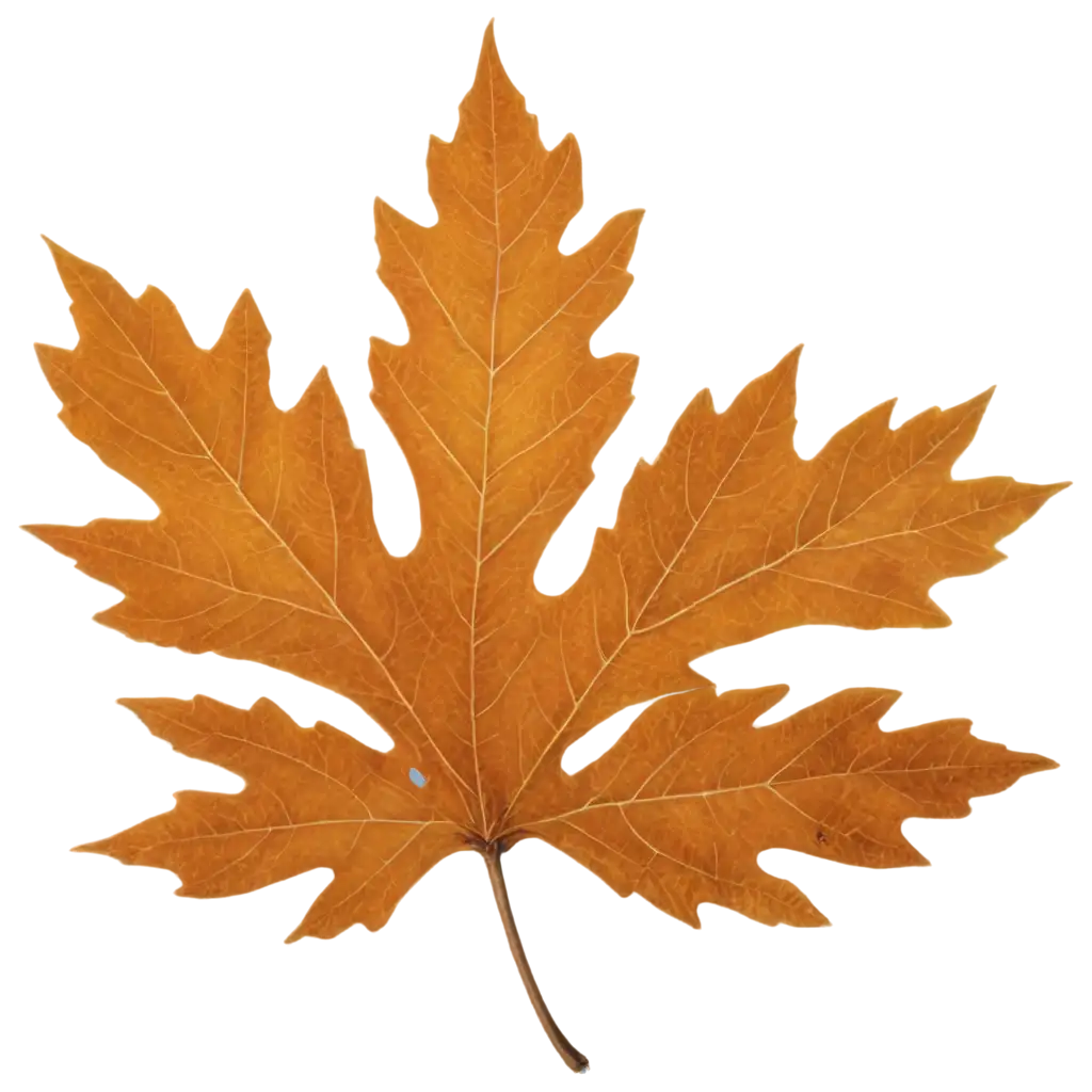 HighQuality-PNG-Image-of-Oak-Autumn-Leaf-on-White-Background