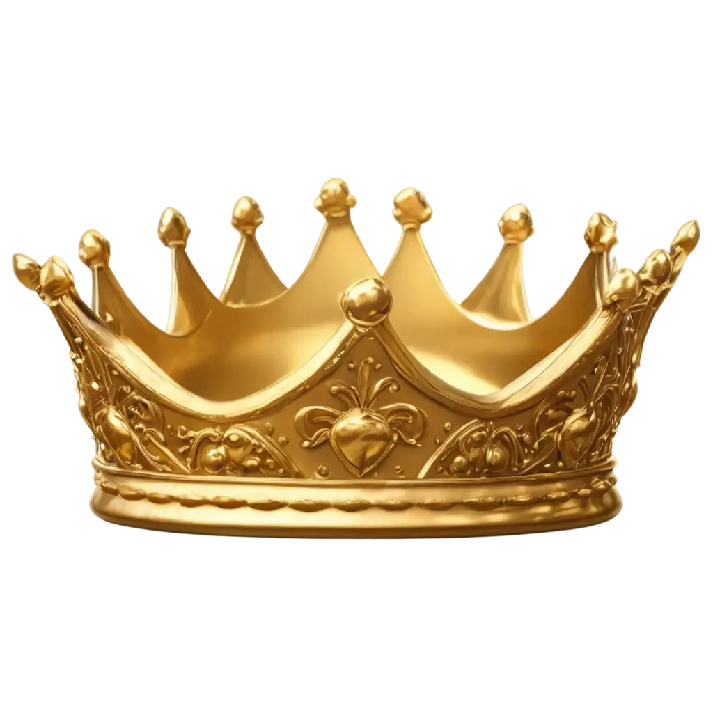 HighQuality-Gold-Crown-PNG-Image-for-Versatile-Graphic-Design