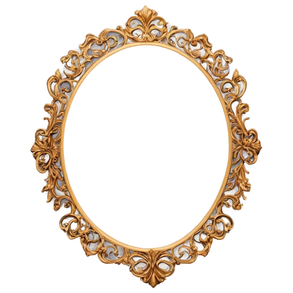 Golden-Round-Frame-PNG-for-Elegant-and-Versatile-Design-Elements