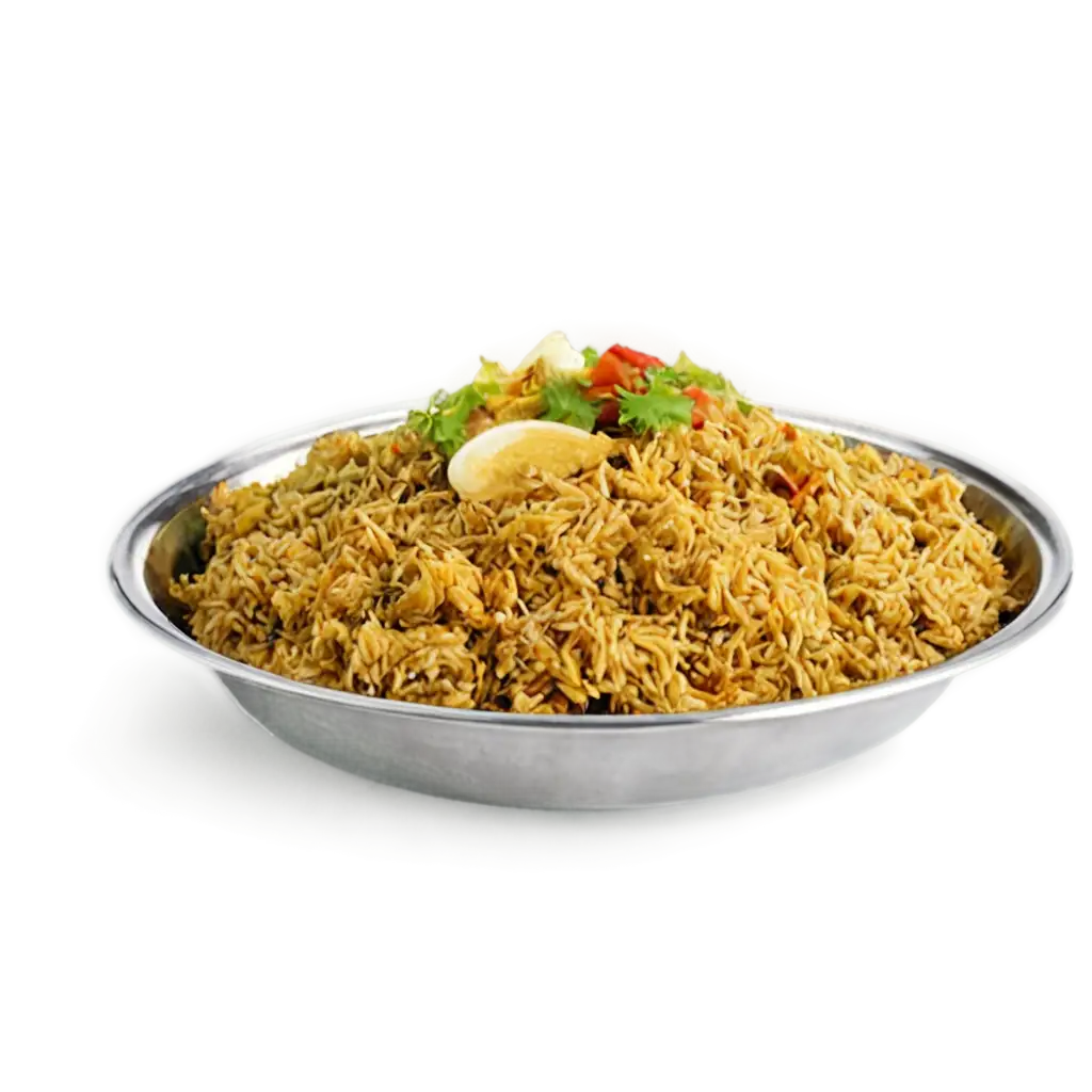 Prwn-Biryani-in-a-Bowl-PNG-HighQuality-Food-Image-for-Digital-Use