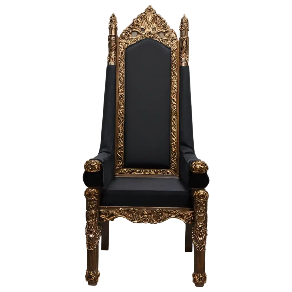 Simple-and-Sweet-Throne-Chair-PNG-Image-for-Versatile-Use