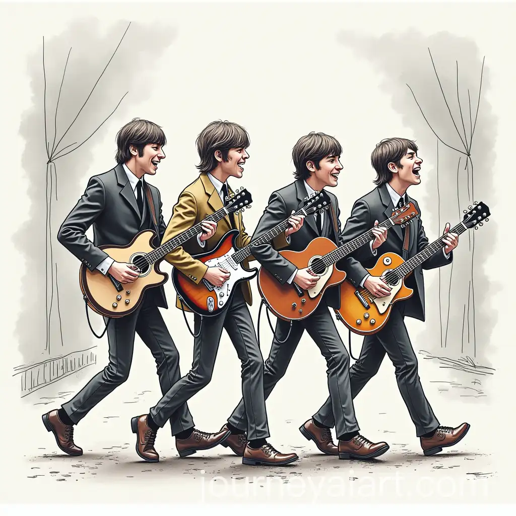 The-BeatlesInspired-Artwork-with-Iconic-Style