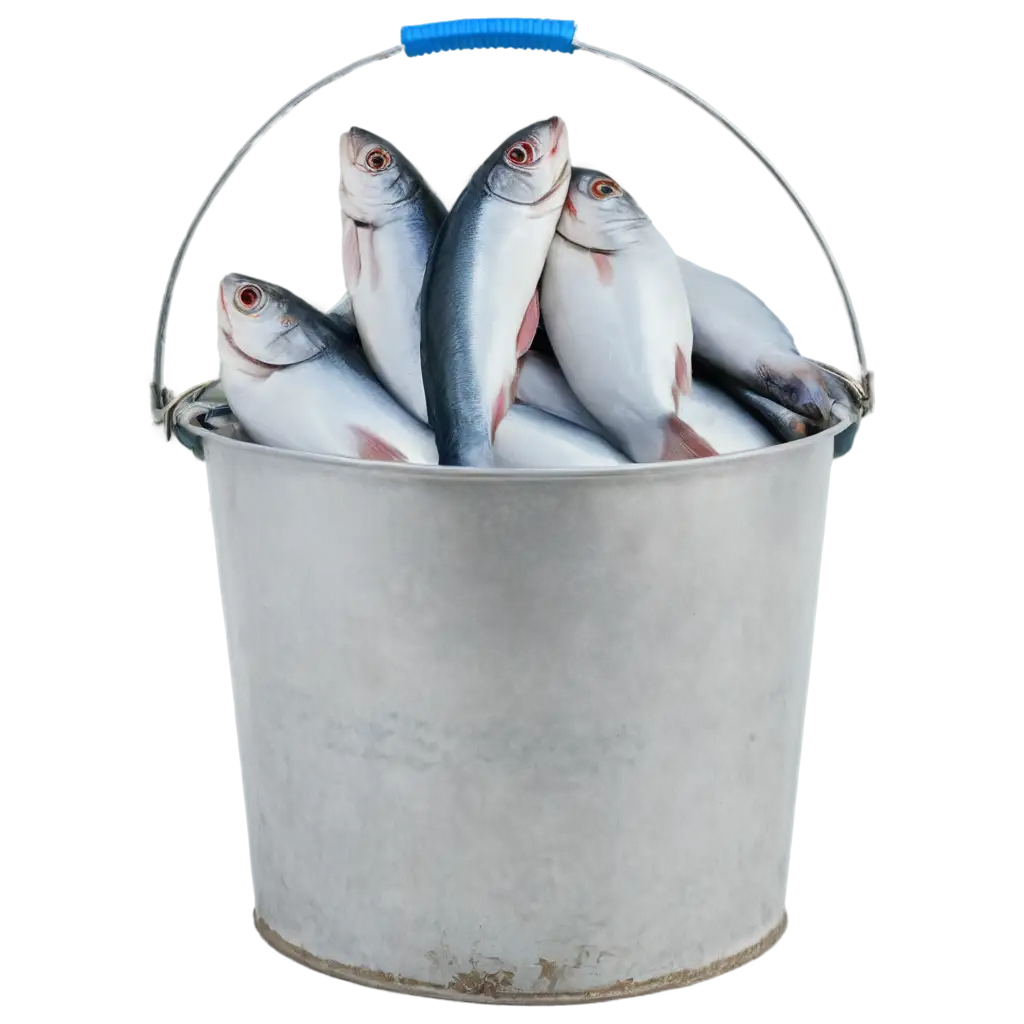 Fresh-Fish-in-a-Bucket-PNG-HighQuality-Image-for-Versatile-Use