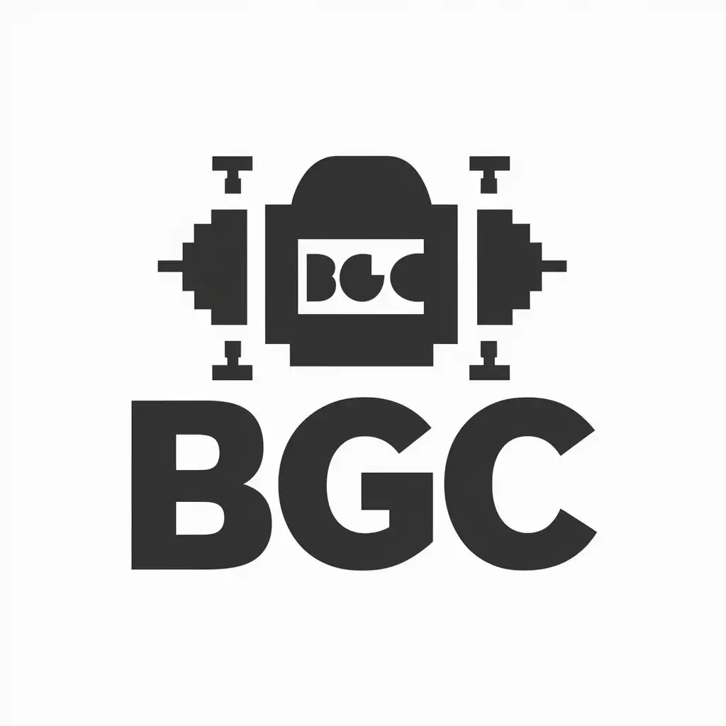 LOGO-Design-For-BGC-Modern-Bot-Symbol-on-Clear-Background