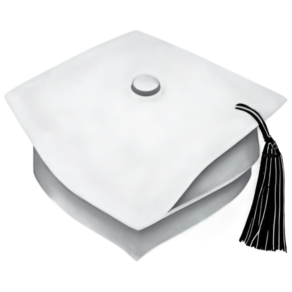 HighQuality-PNG-Image-of-Light-Grey-Graduation-Cap-Enhance-Your-Design-with-Clarity