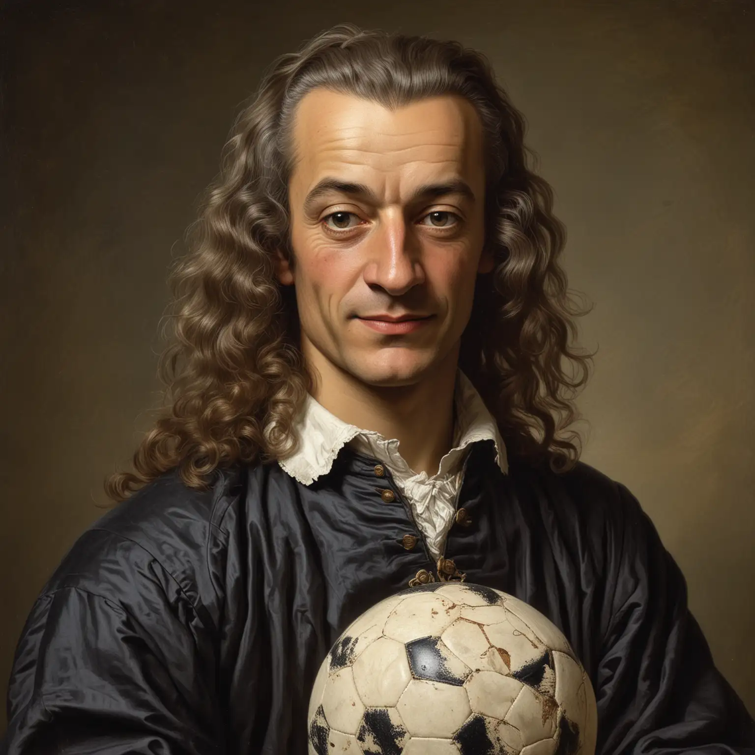 Portrait of Voltaire Soccer Player in Action