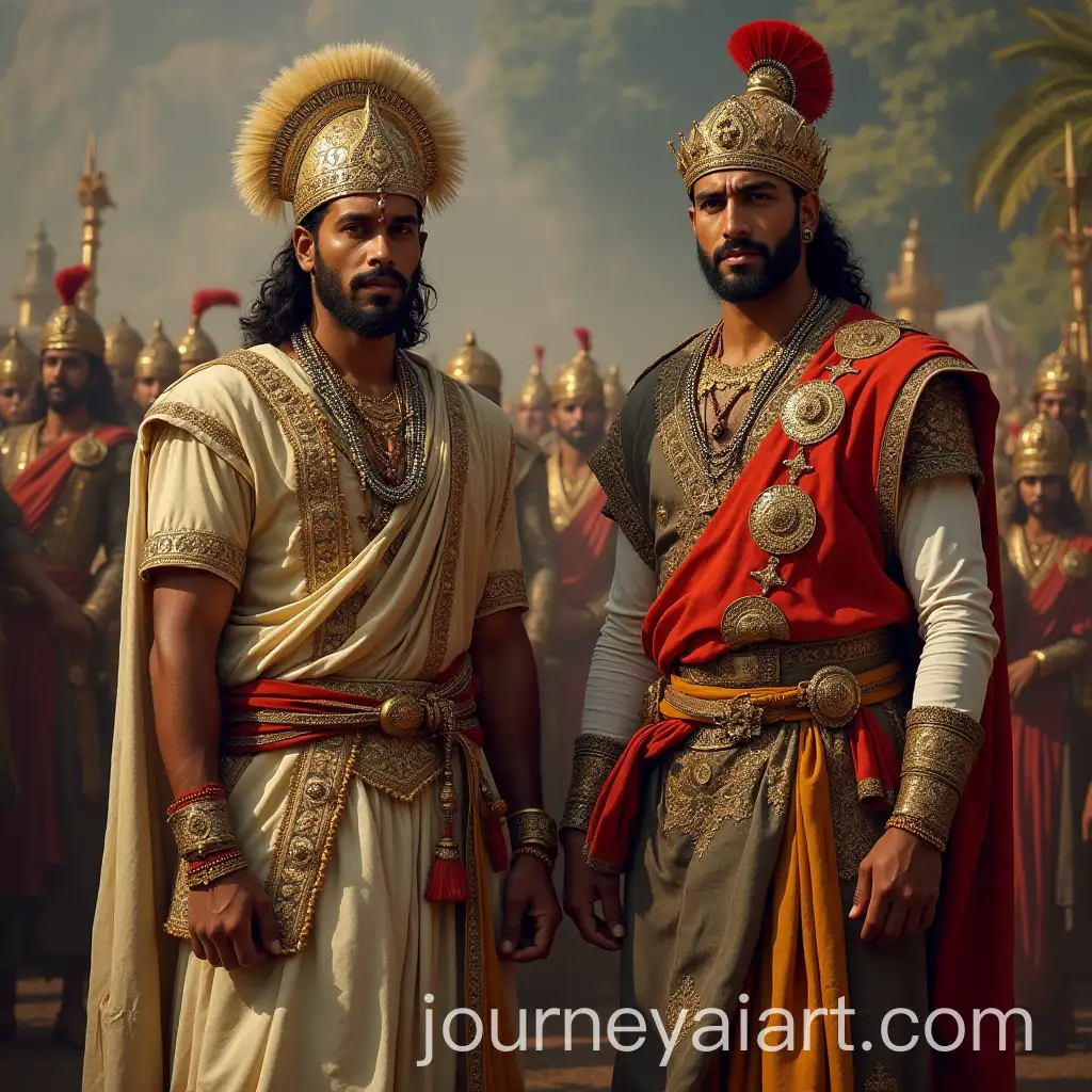 King-Dhananand-and-Alexander-in-Historical-Encounter