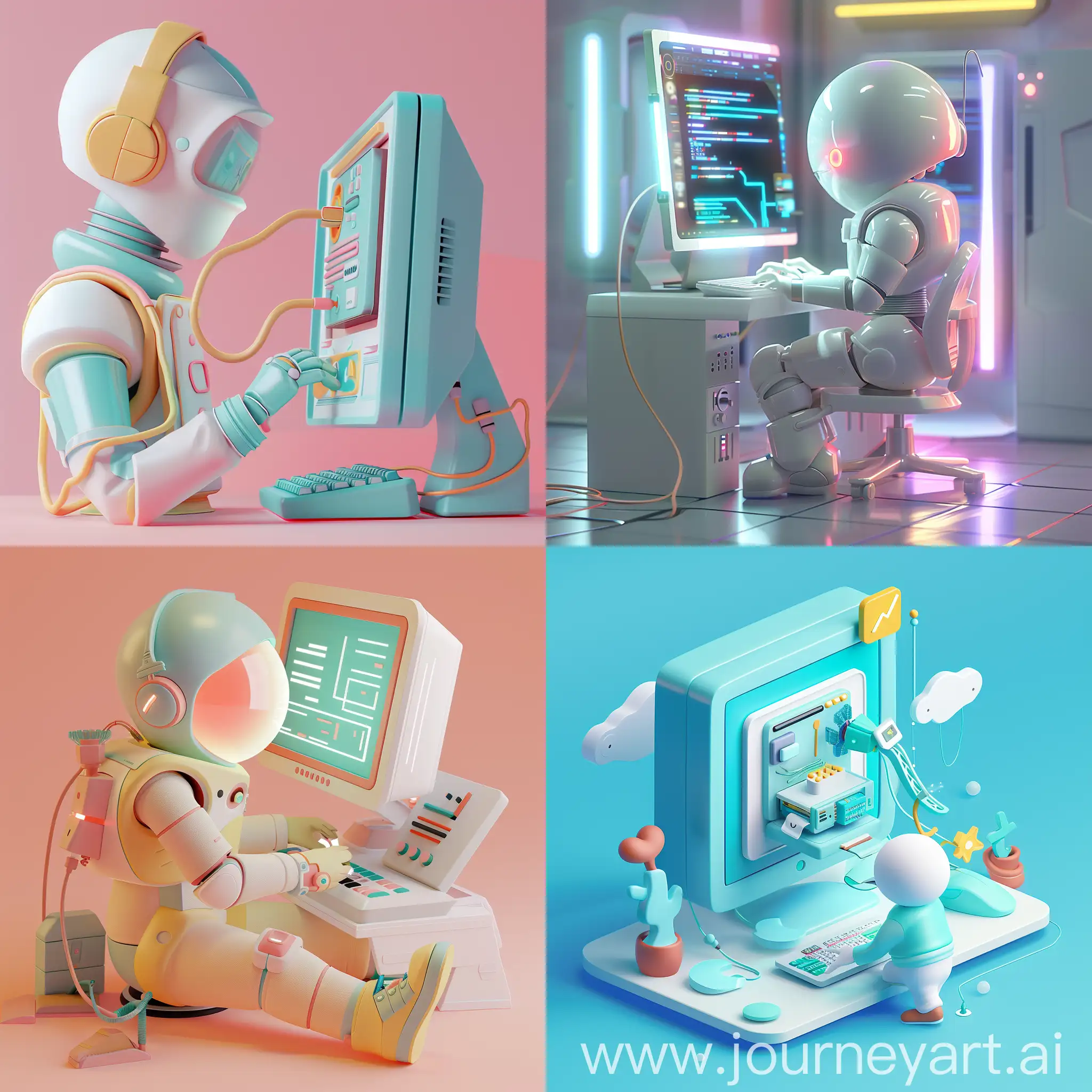 3D-Human-Configuring-Computer-Icon