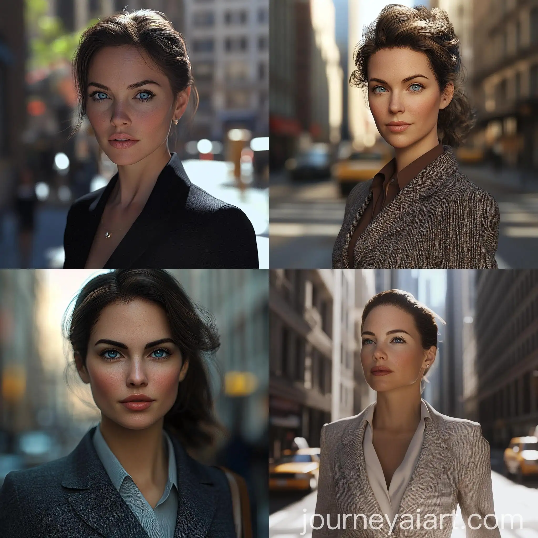 Elegant-Brazilian-Woman-in-GLE-Tailoring-Fashion-Walking-New-York-Streets