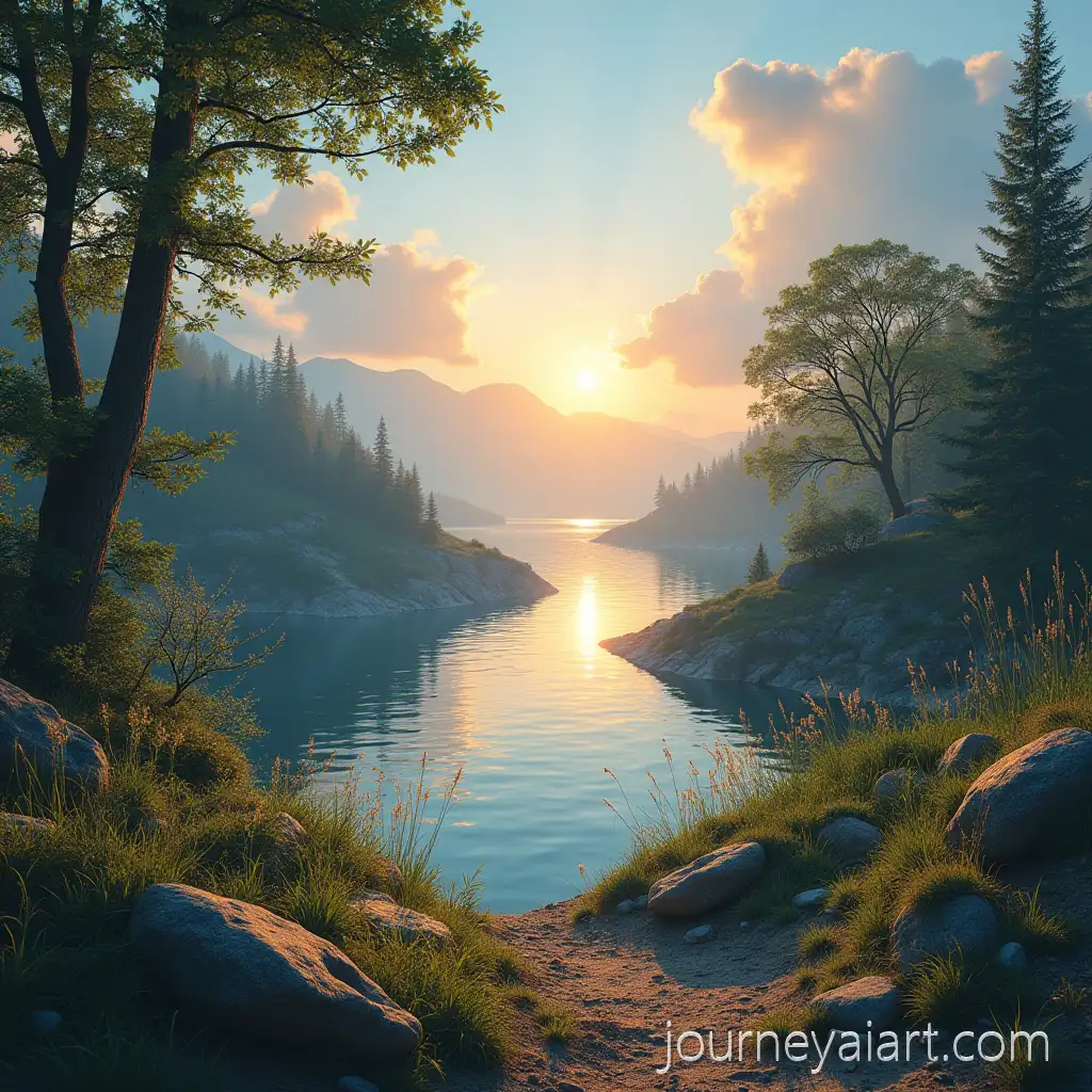 Serene-Landscape-withAI-Art-Prompt-Expansion-Aesthetic-Nature-Vibes