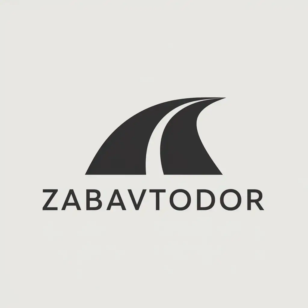 a logo design,with the text "Zabavtodor", main symbol:Highway,Moderate,be used in Construction industry,clear background