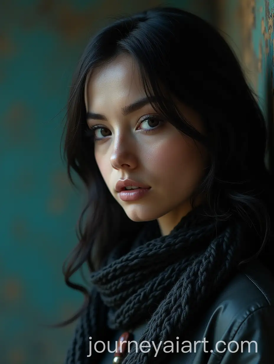 Realistic-Cinematic-Portrait-of-a-Young-Hunza-Woman-with-Cybernetic-Features