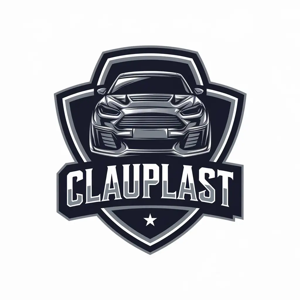 LOGO Design For Clauplast Automotive Car Symbol in Vector Style