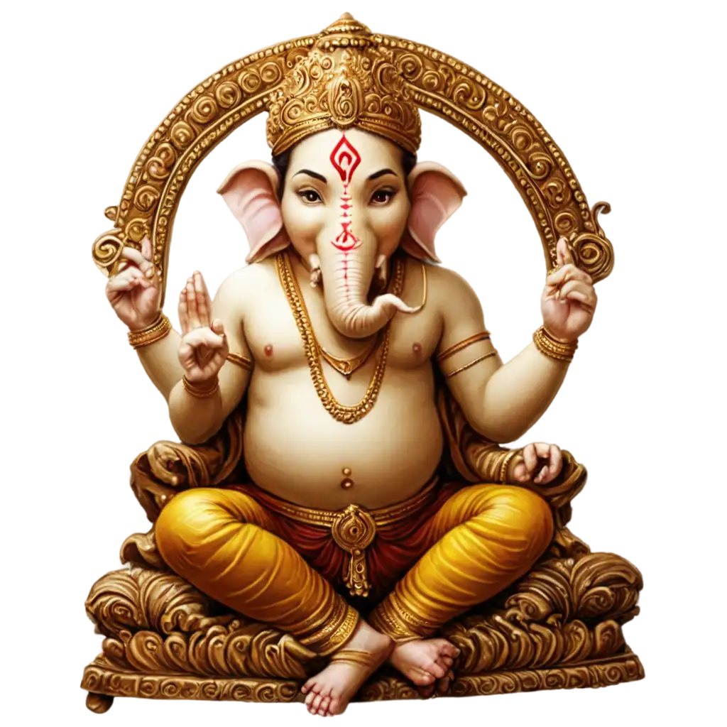 Ganesh-PNG-Image-HighQuality-Transparent-Format-for-Versatile-Use