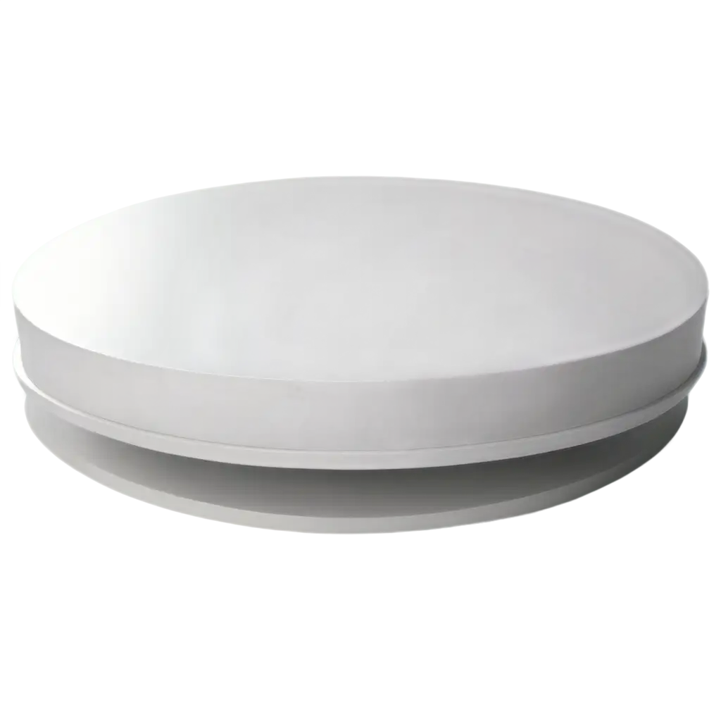 White-Round-Platform-in-3D-PNG-HighResolution-Transparent-Background-for-Versatile-Use