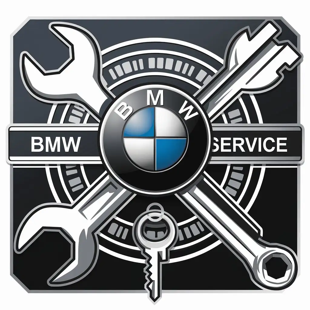 LOGO-Design-for-BMW-Service-Vector-Art-with-BMW-Emblem-and-Clear-Background