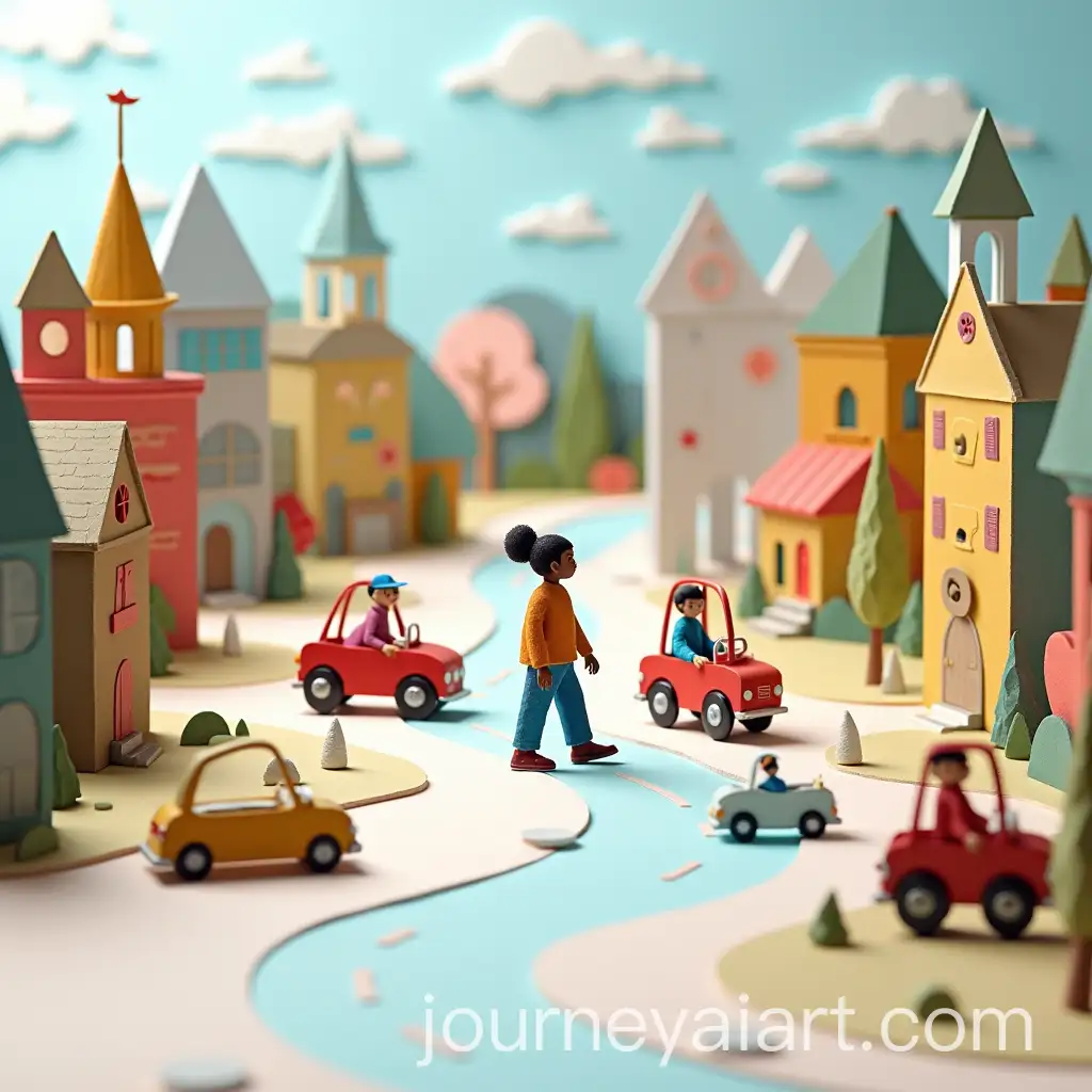 A-Childs-Imaginative-World-with-3D-Cars-and-Cutout-Figures