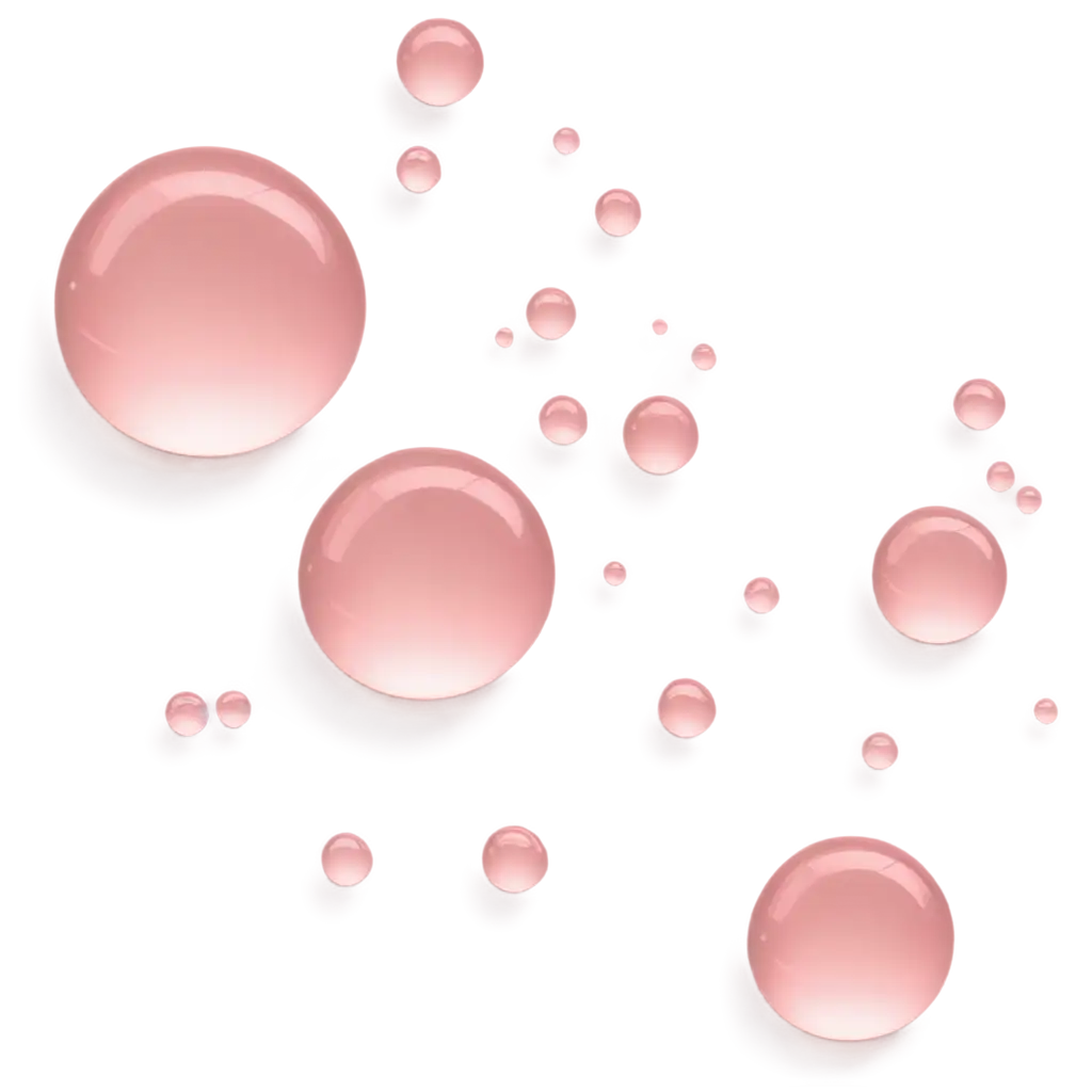 Spreading-Hyaluronic-Acid-with-Pinkish-Beige-Droplets-PNG-Image-for-Skincare-and-Cosmetic-Visuals