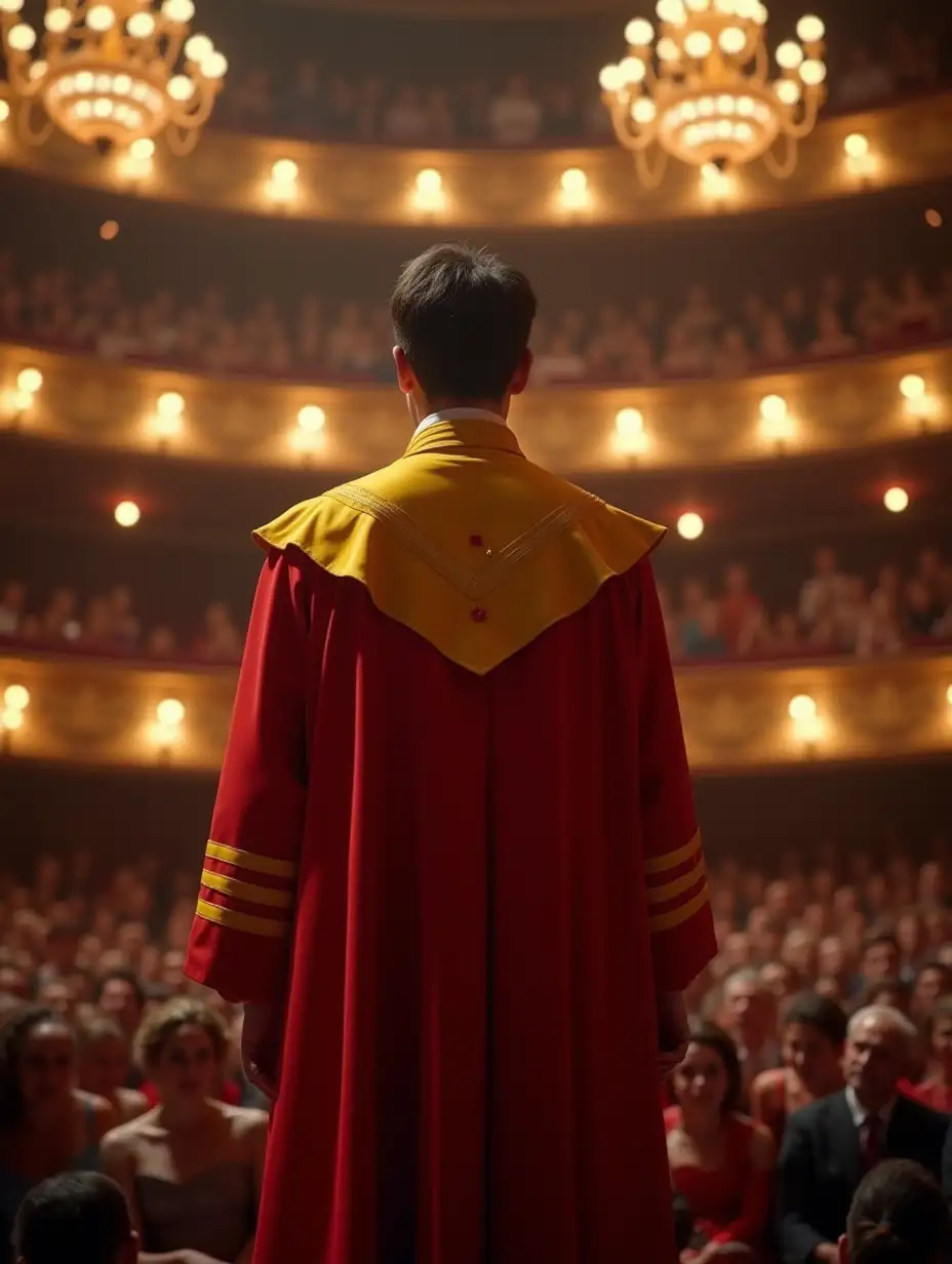 Male-Opera-Singer-Performing-on-Stage-in-Vibrant-Red-Costume