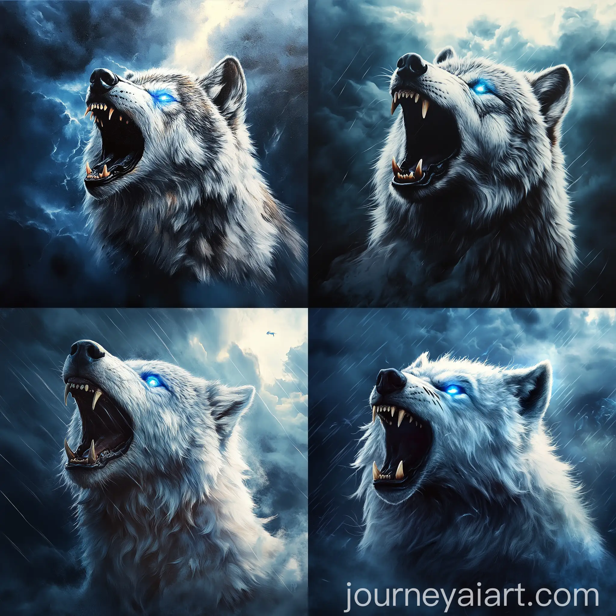 Howling-Wolf-in-Stormy-Blue-Eyes
