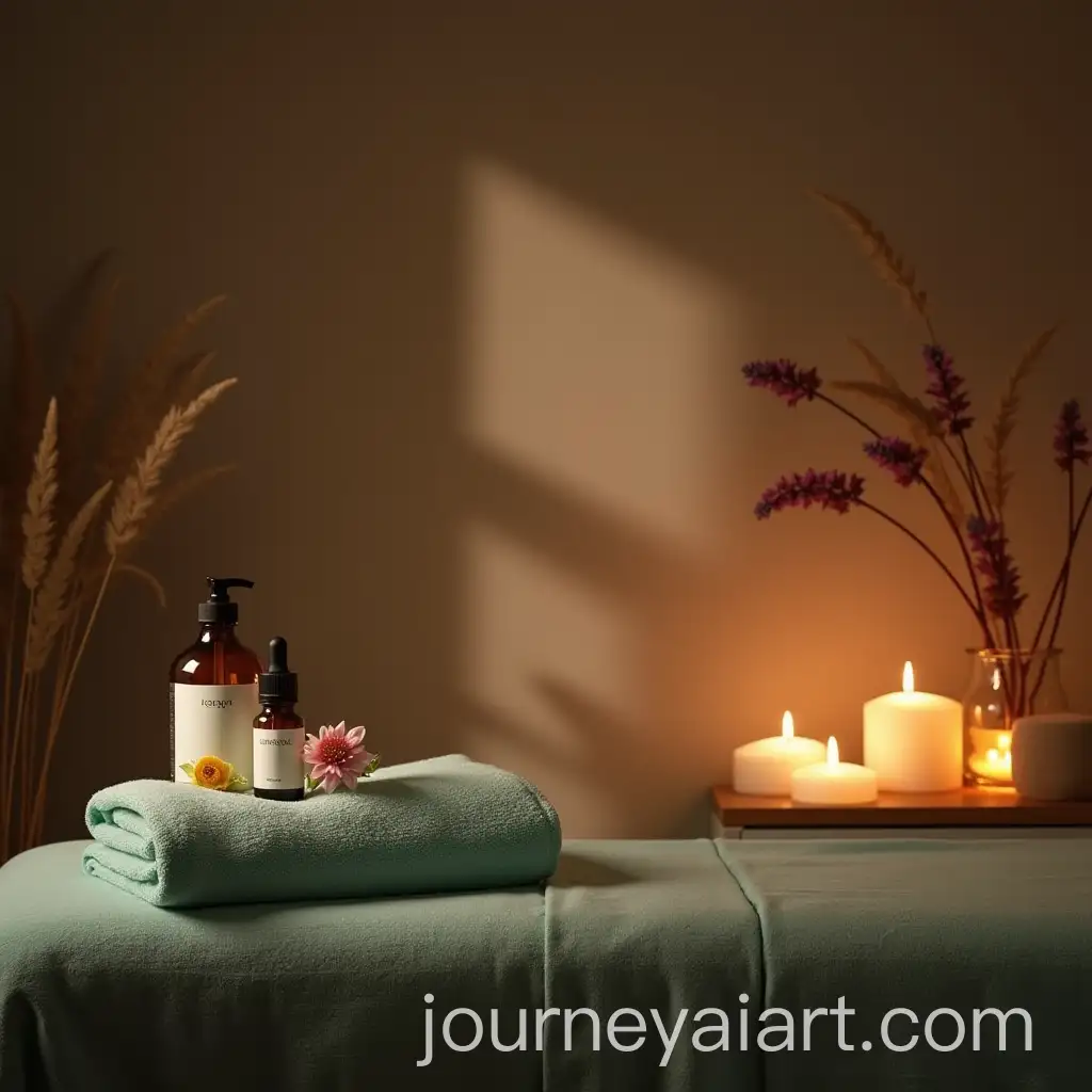 Serene-and-Relaxing-Massage-Room-with-Candles-and-Dried-Flowers
