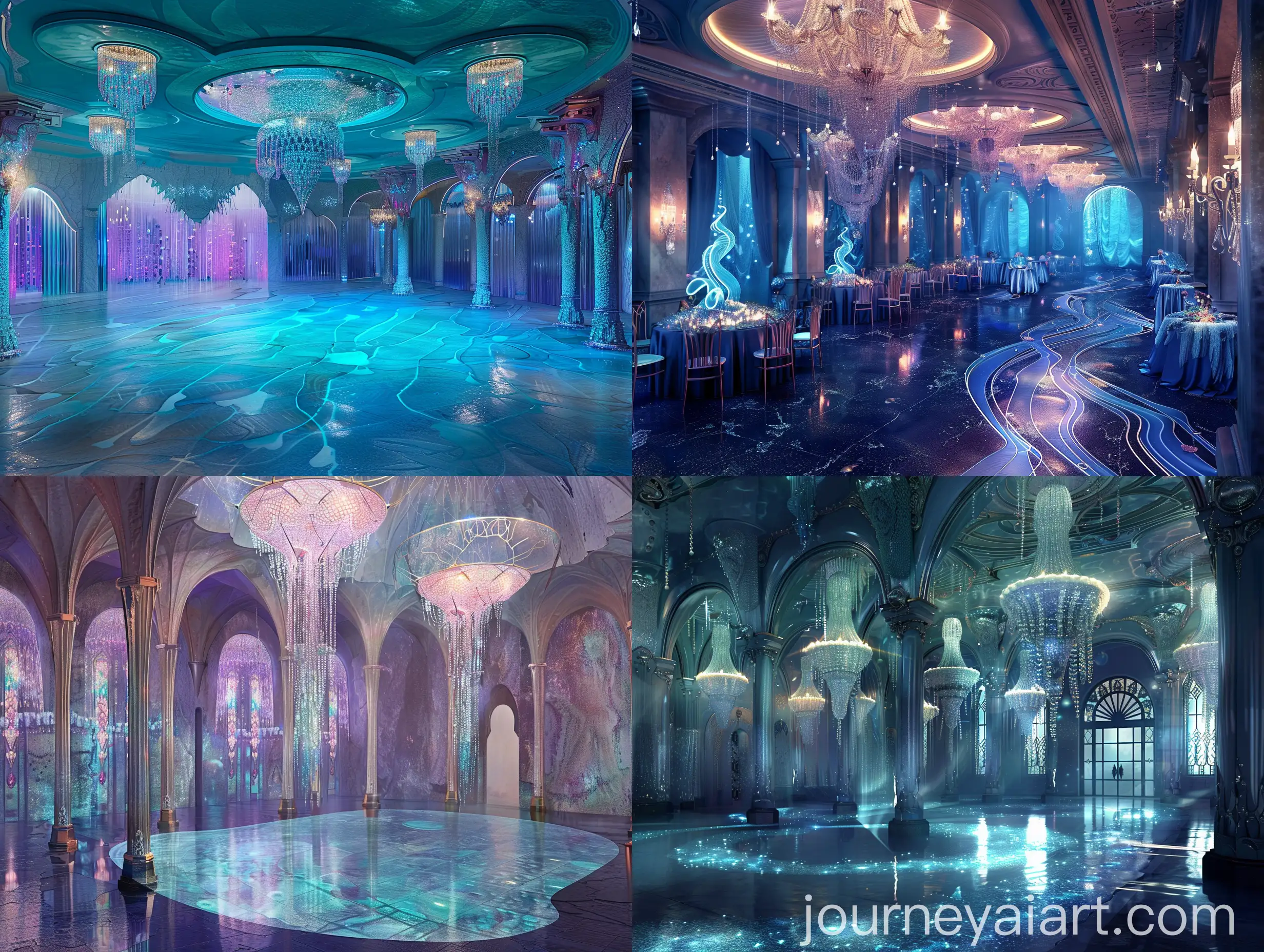 Art-Nouveau-Underwater-Ballroom-with-PearlEncrusted-Walls-and-Jellyfish-Chandeliers
