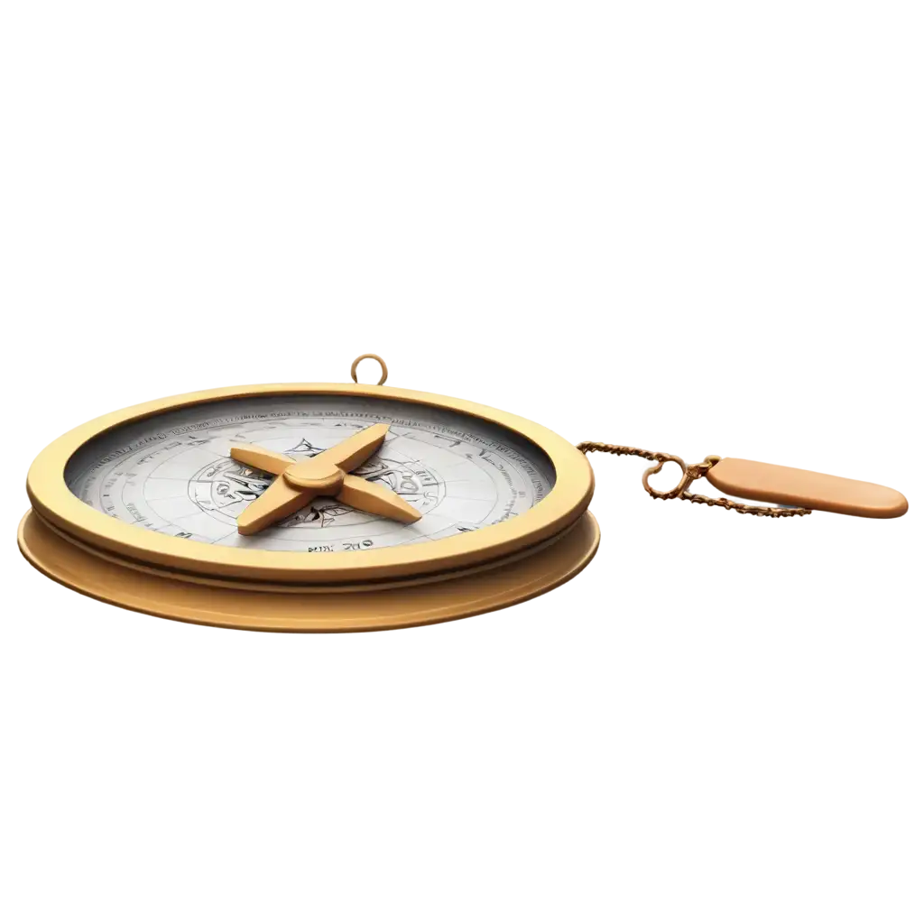 Explore-the-Precision-of-a-3D-Compass-in-PNG-Format