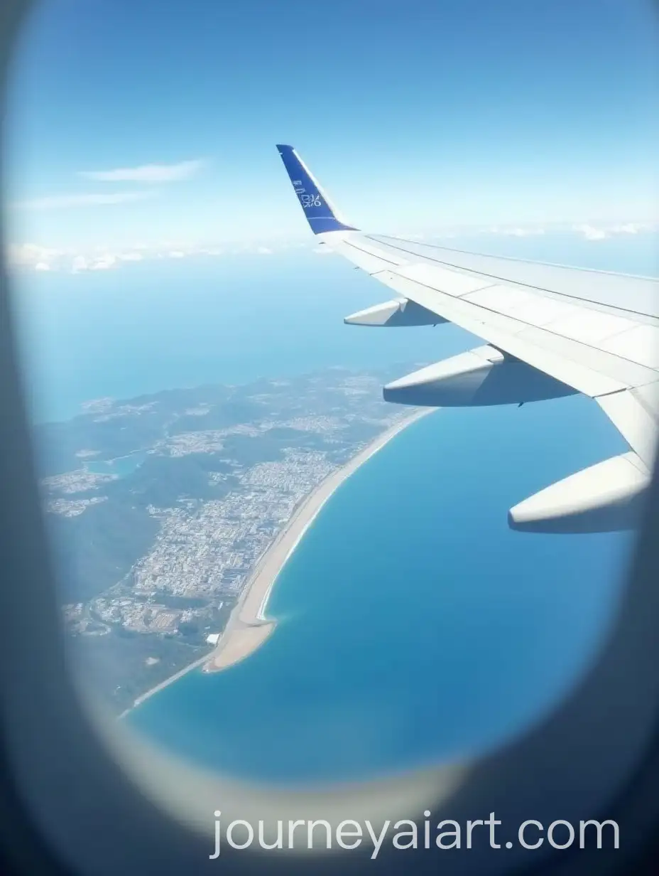 Aerial-View-of-A380-Descending-Towards-Tokyo-Haneda-Airport