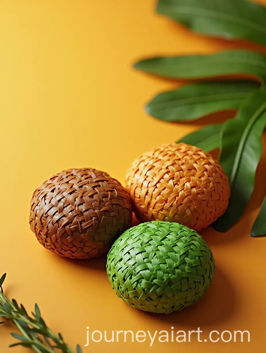 Traditional-Malaysian-Ketupat-Woven-Rice-Cakes-with-Earthy-and-Vibrant-Hues