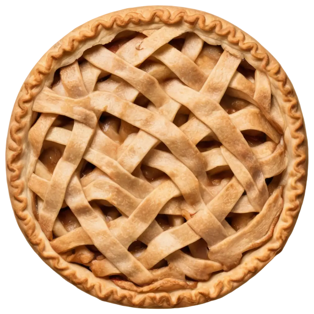 Round-Apple-Pie-from-Above-View-PNG-Format-for-HighQuality-Images