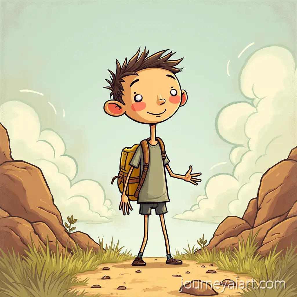 Smiling-Stickman-Embarking-on-a-Whimsical-Adventure-Journey